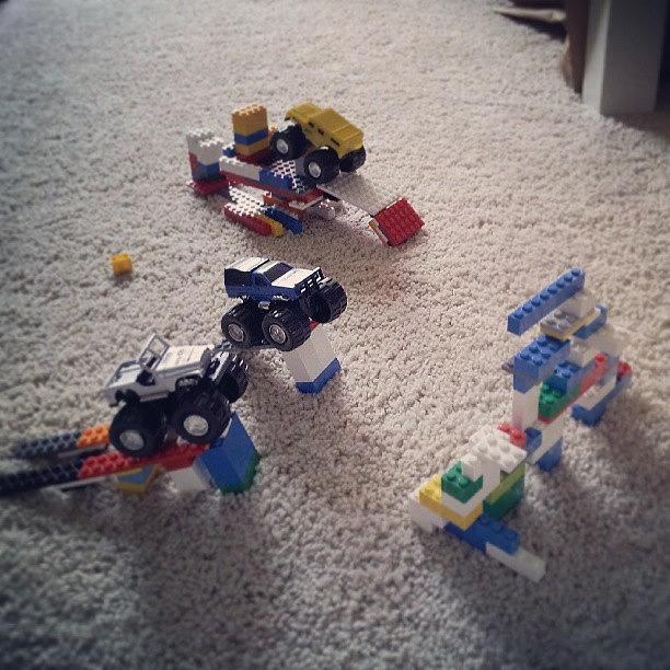 Lego Monster Truck Obstacle Course...me Photograph by Chris Morgan