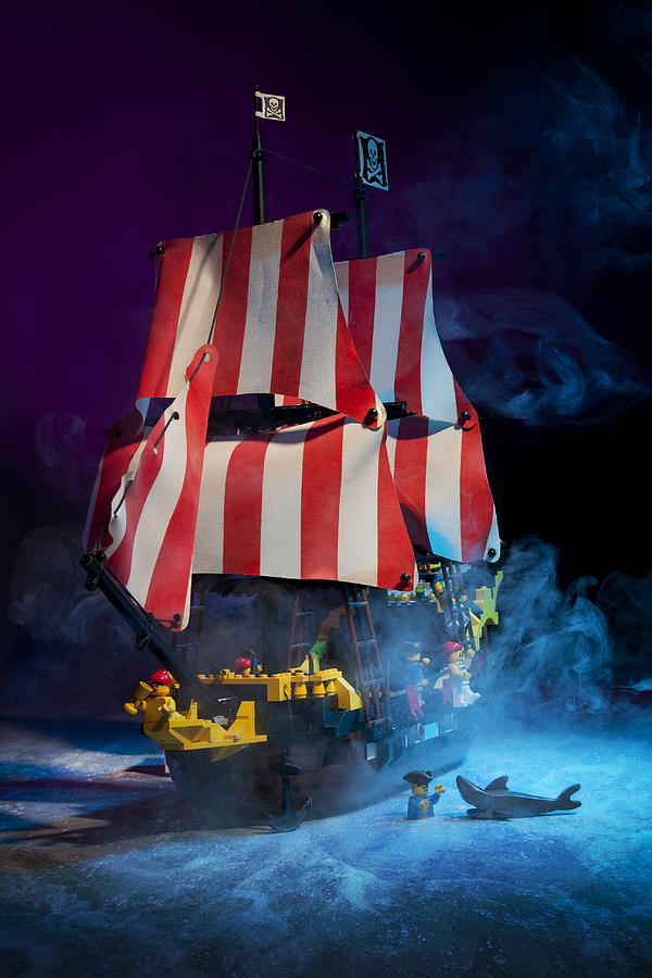 Pirate Ship Photograph - Lego Pirate Ship by Samuel Whitton Pirate Ship Photograph - Lego Pirate Ship by Samuel Whitton