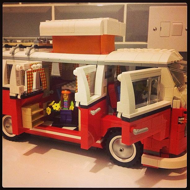 London Photograph - #lego #vw#camper #campervan #minifigure by Rob Hughes