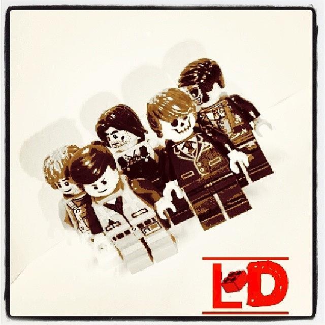 Music Photograph - #legodirection #onedirection #bands by Chuck Caldwell