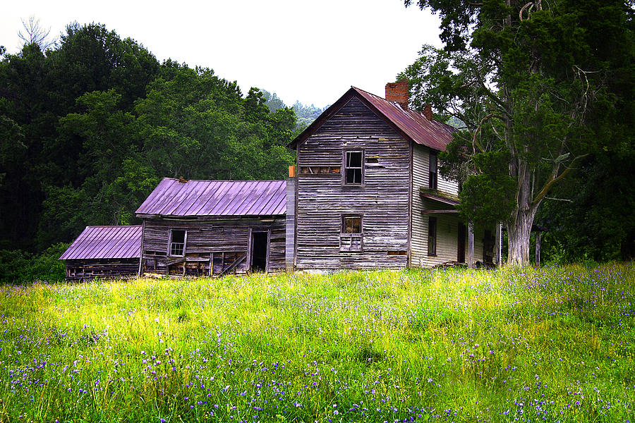 Leicester North Carolina Old Farmhouse Photograph by Gray  Artus