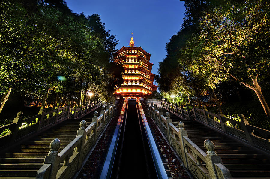 Leifeng Pagoda Photograph by Andy Brandl