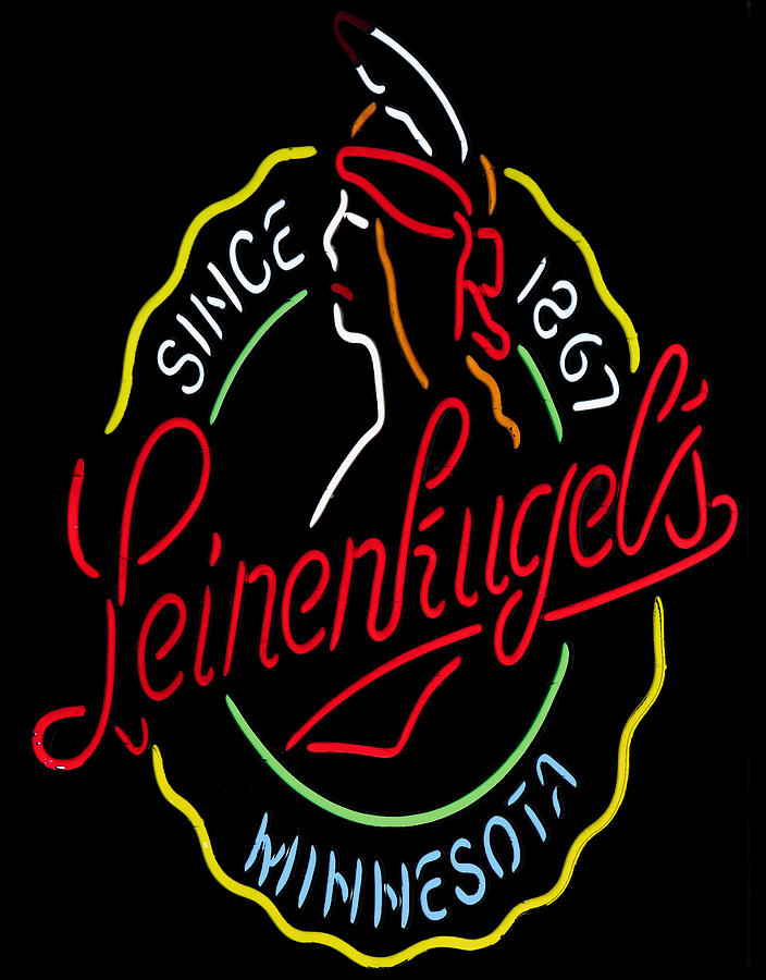 leinenkugel neon sign