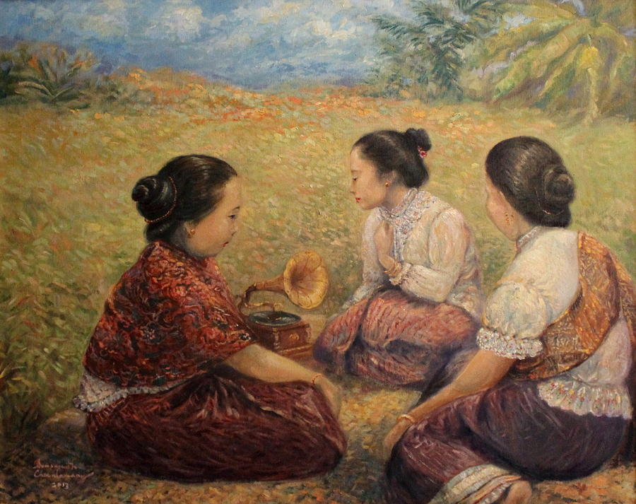 The Souvenir Painting by Sompaseuth Chounlamany