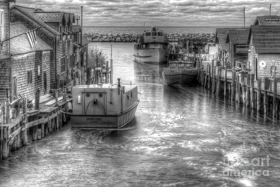 Michigan Photograph - Leland River in Fishtown by Twenty Two North Photography