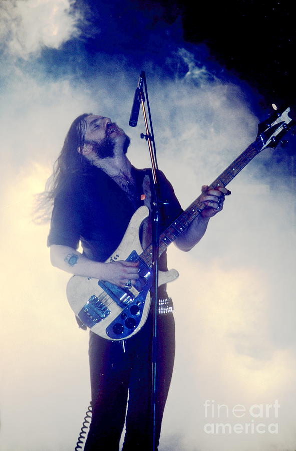 Lemmy Photograph by David Plastik