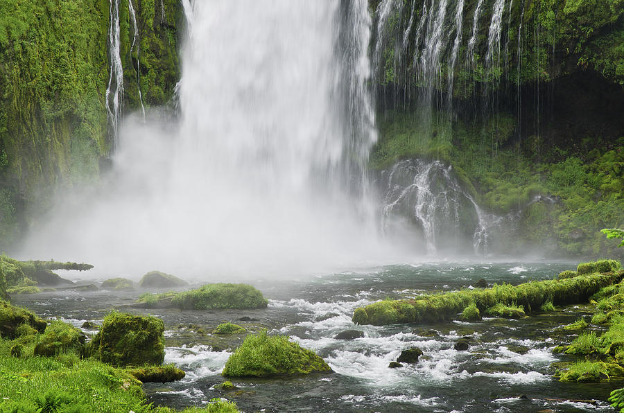 Lemolo Falls Plunging Photograph by Greg Nyquist