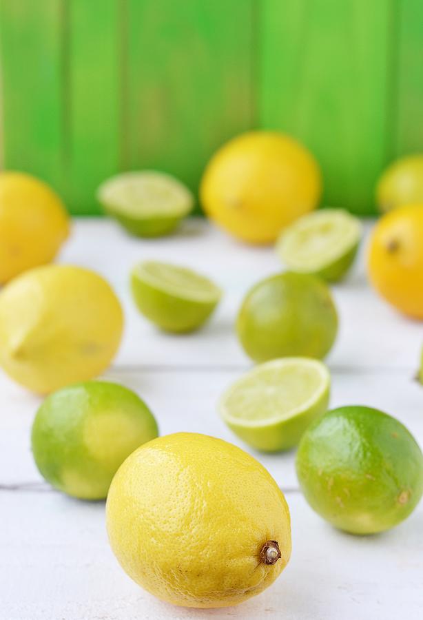 Lemon And Lime Photograph by Zoryana Ivchenko