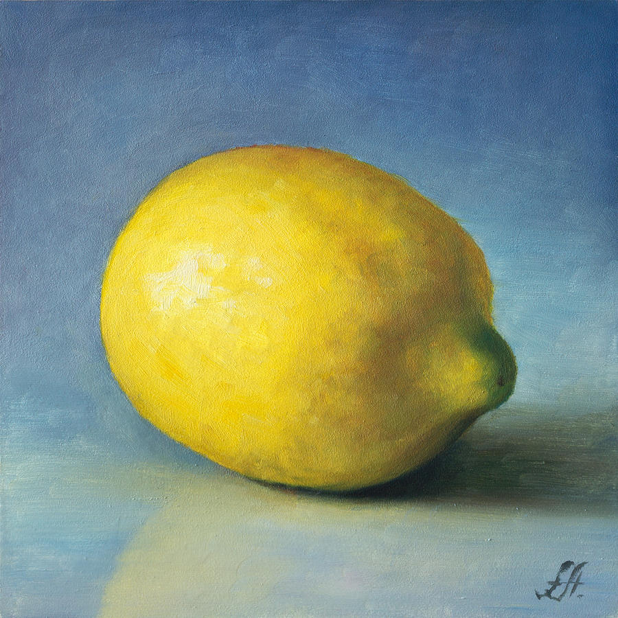 Nature Painting - Lemon by Anna Abramskaya