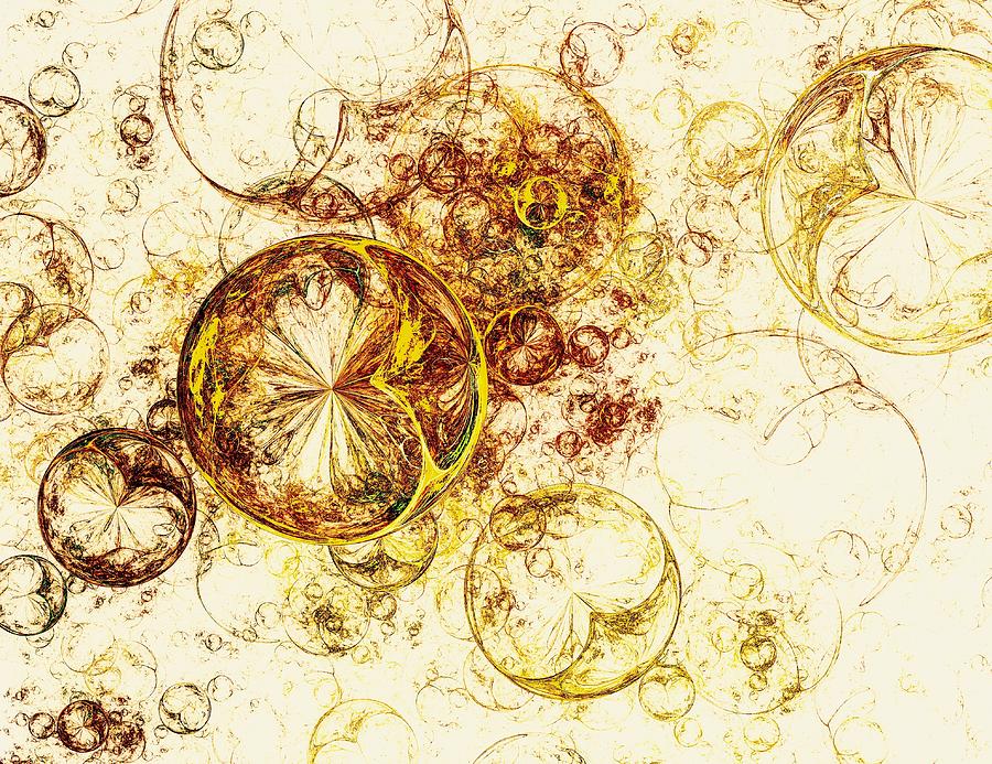 Lemon Bubbles Digital Art by Anastasiya Malakhova