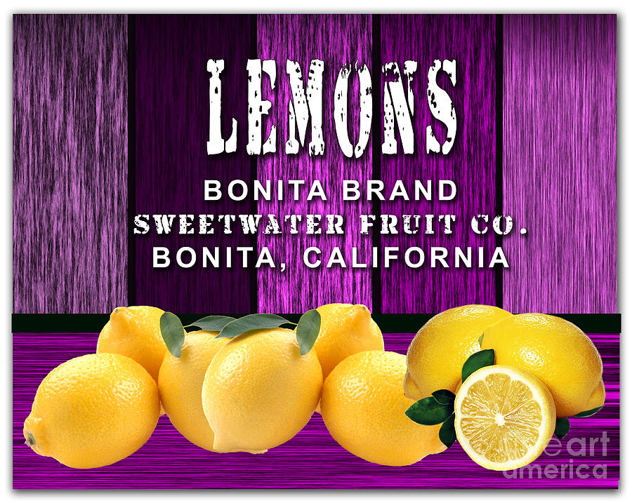 Lemon Mixed Media - Lemon Farm by Marvin Blaine