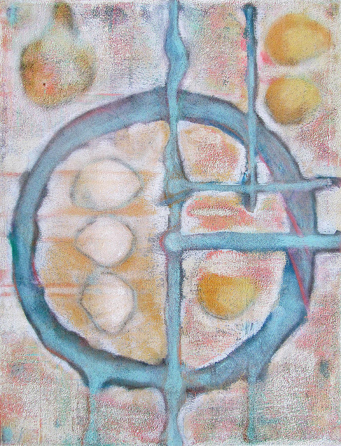 Lemon Spirits and Melting Water Painting by Maria Huntley