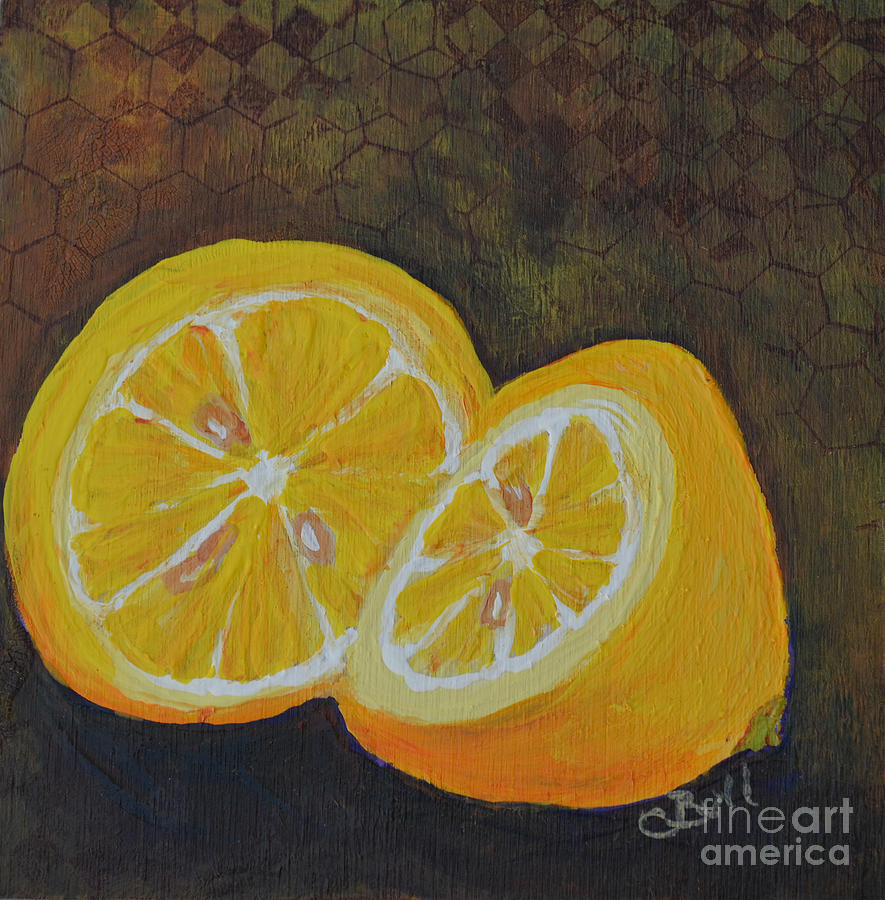 Lemon Love Painting by Claire Bull