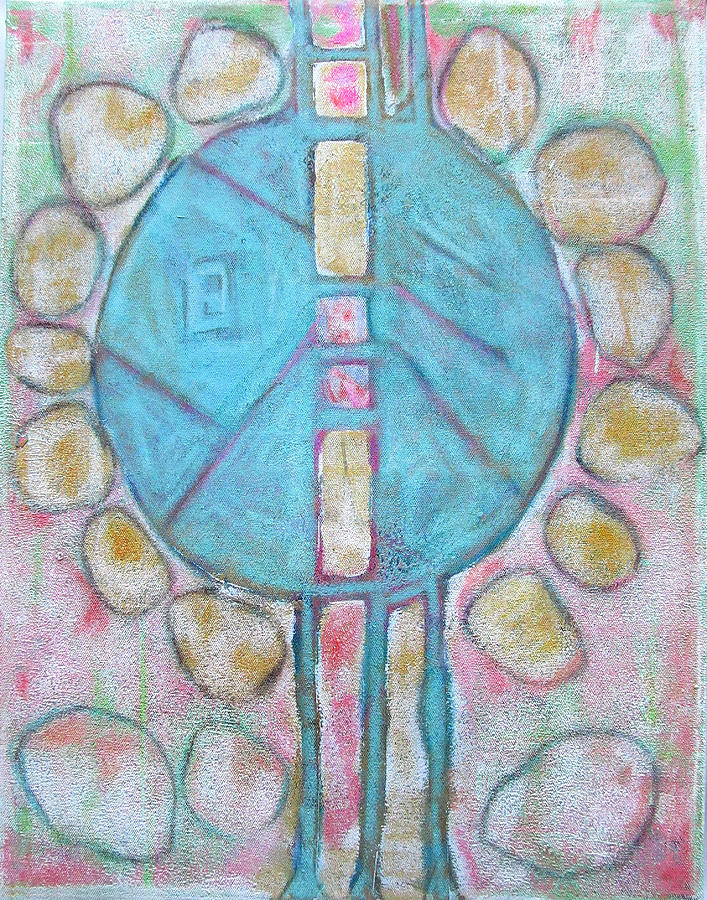 Lemon Petals and Odd Numbers Painting by Maria Huntley