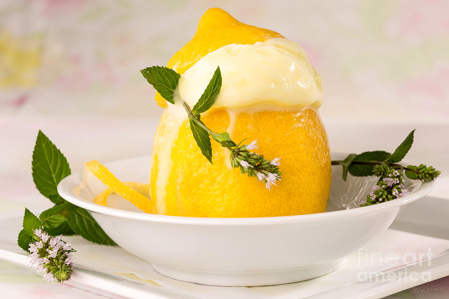 Lemon Photograph - lemon Sorbet   by Iris Richardson