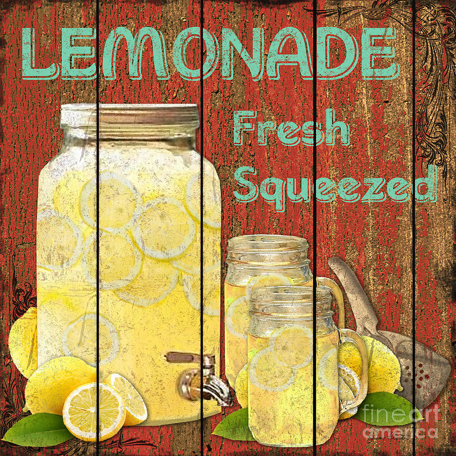 Lemonade Mixed Media by Jean PLout