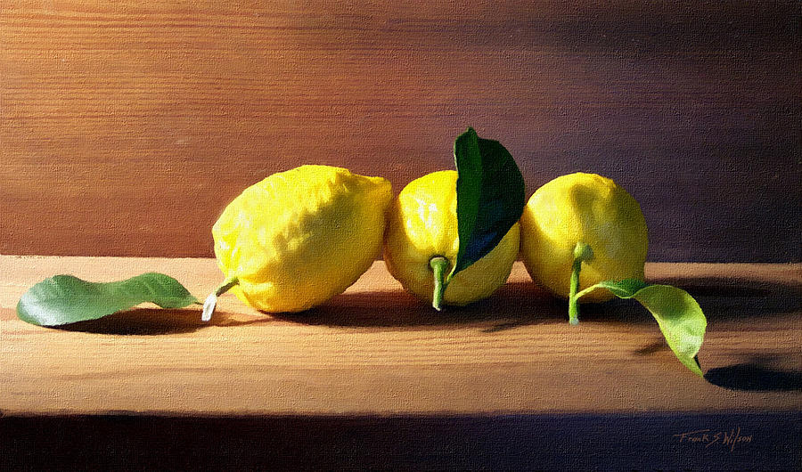 Lemons Photograph by Frank Wilson