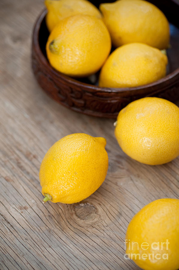 Lemon Photograph - Lemons by Viktor Pravdica