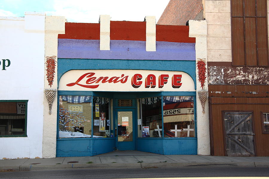 Lenas Cafe Photograph by Frank Romeo