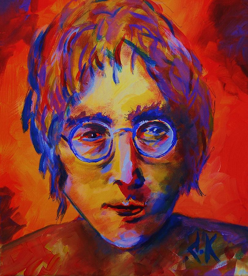 Lennon #2 Painting by David Keenan
