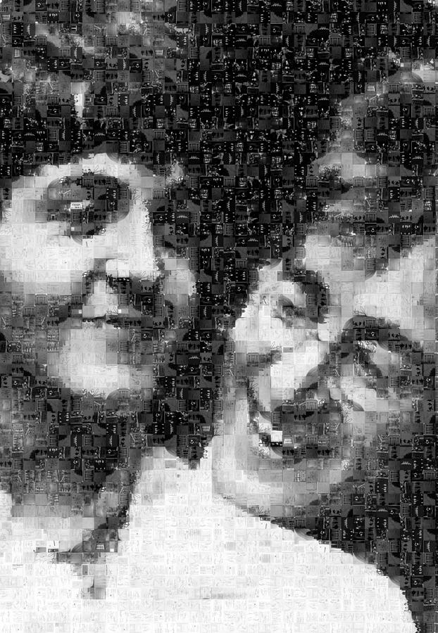 Lennon and McCartney Mosaic Image 1 Photograph by Steve Kearns