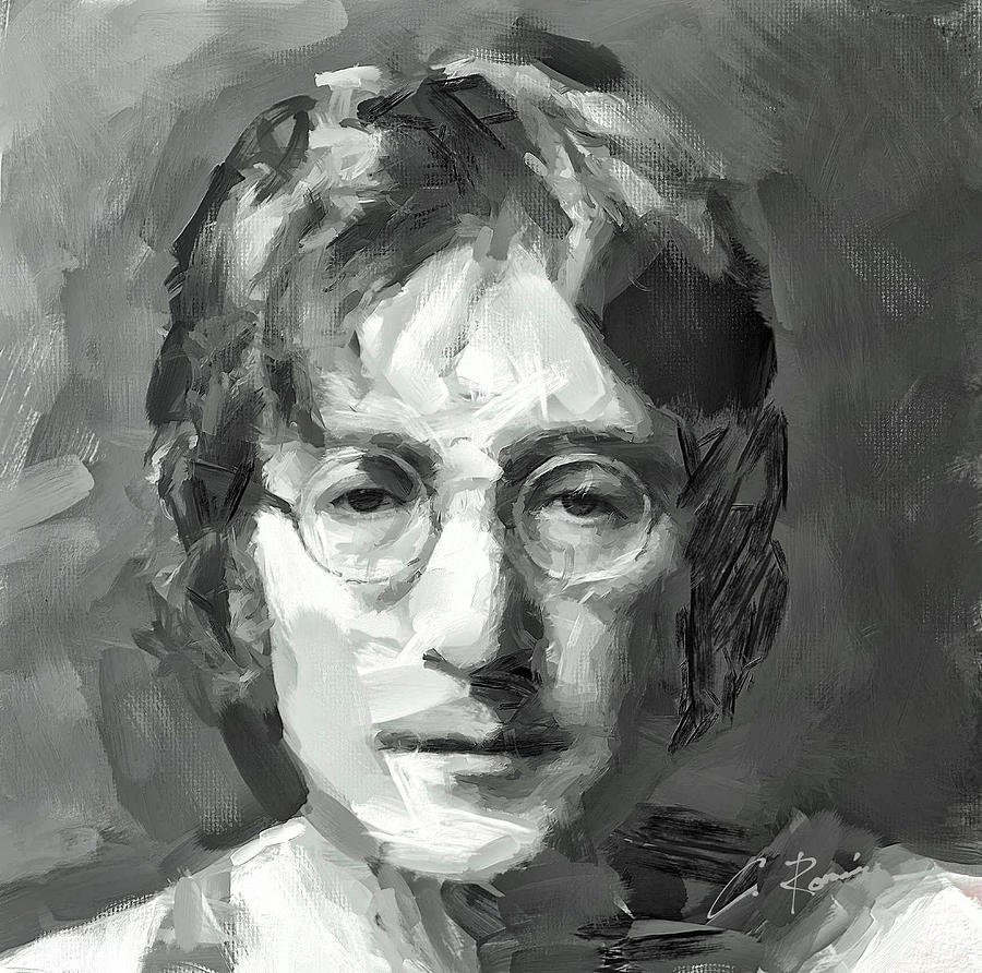 Lennon Painting by Charlie Roman
