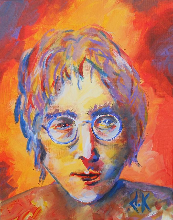 Lennon Painting by David Keenan | Fine Art America