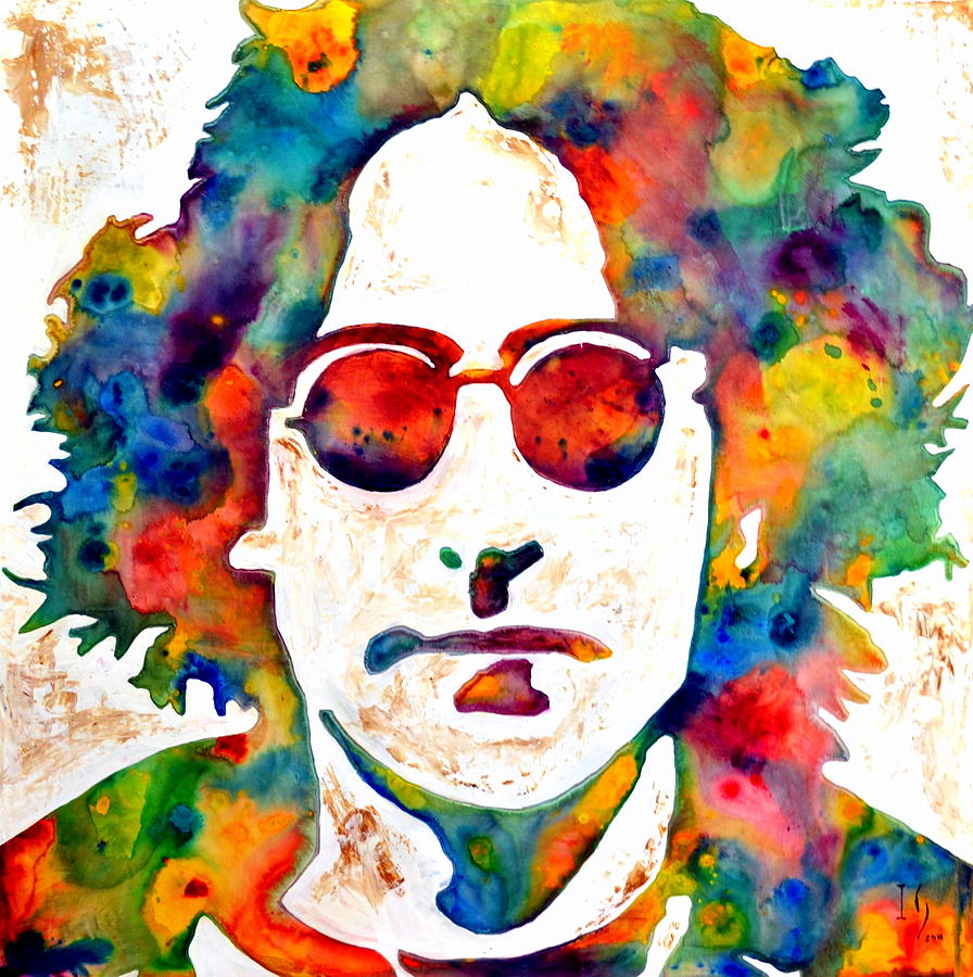 Lennon Painting by Ivan Guaderrama