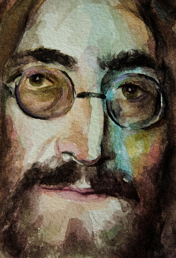 Lennon Painting by Laur Iduc