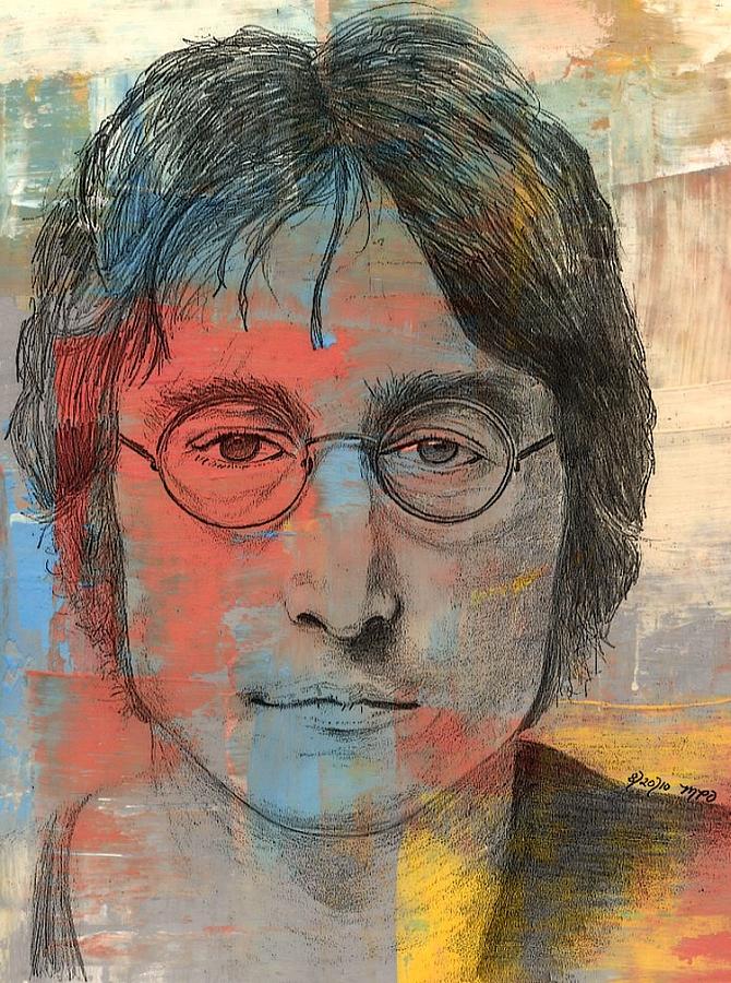 Lennon Drawing by Mick ODay Fine Art America