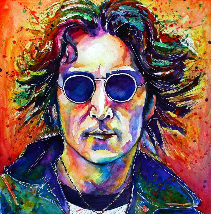 Lennon Painting by Rebecca Foster - Fine Art America