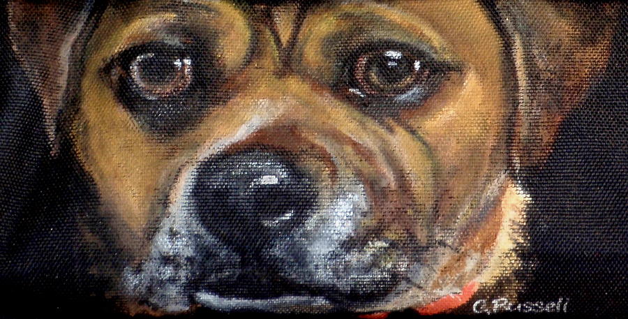 Lenny Painting by Carol Russell