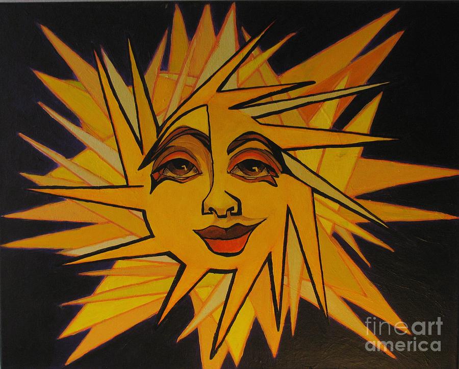 Sunset Painting - Lenny - Here Comes the Suns by Grace Liberator