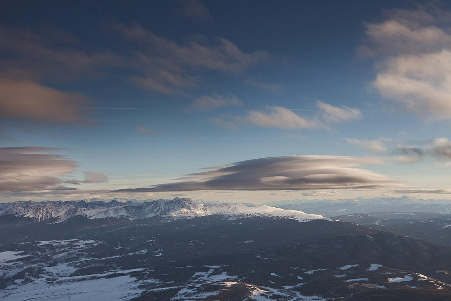 Lenticular Cloud over the Indian Peaks Photograph by D Scott Clark