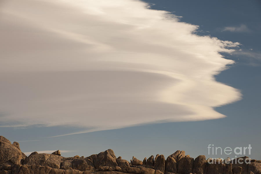 Lenticular Clouds Over Alabama Hills Photograph by John Shaw