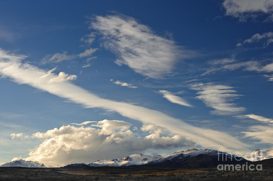 Lenticular Clouds Over Argentina Photograph by John Shaw