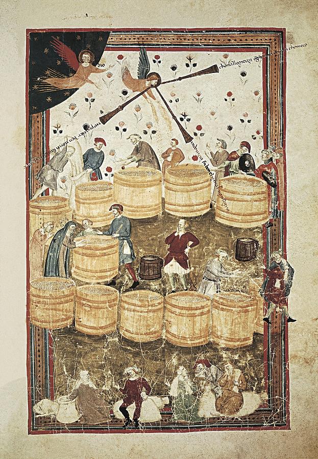 Cereal Photograph - Lenzi, Domenico 14th Century. Specchio by Everett