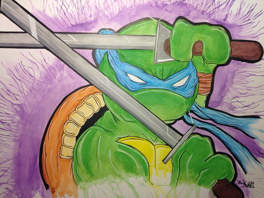 Teenage Mutant Ninja Turtles Painting - Leo  by Blake Knab