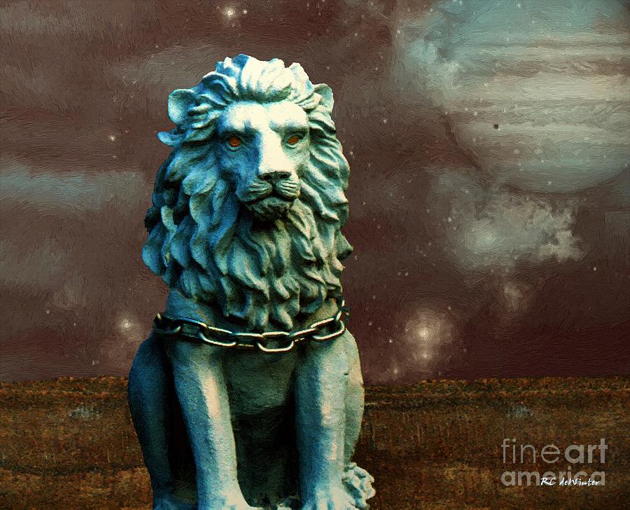 Leo Celestial Painting by RC DeWinter