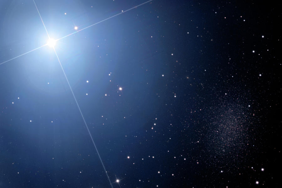 Leo I Dwarf Galaxy With The Star Regulus Photograph by Science Photo Library Leo I Dwarf Galaxy With The Star Regulus Photograph by Science Photo Library