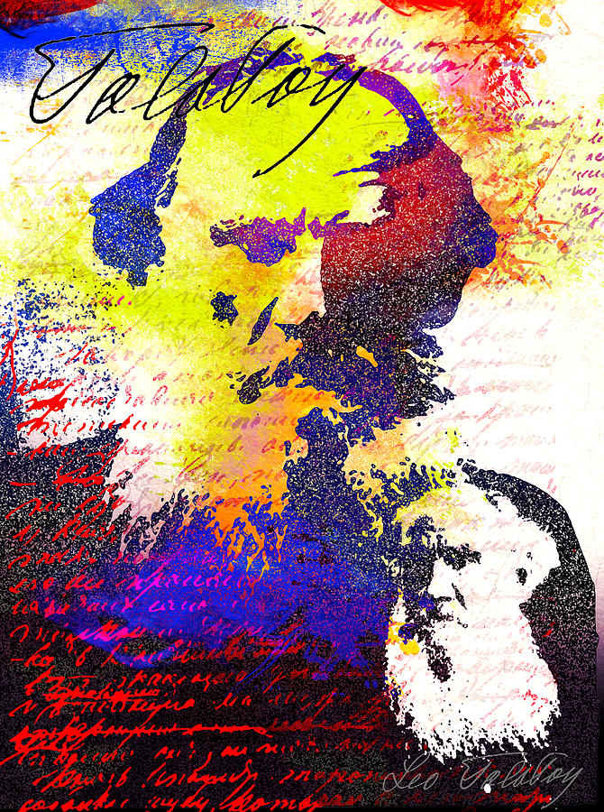 Leo Tolstoi Digital Art by Nato  Gomes