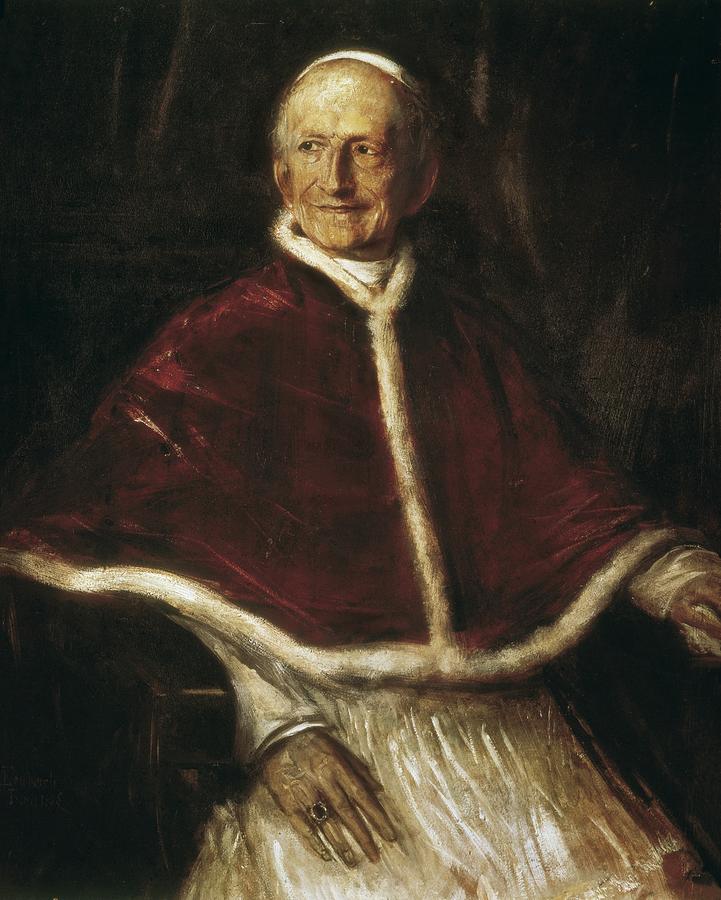 Leo Xiii 1810-1903. Pope 1878-1903. Oil by Everett