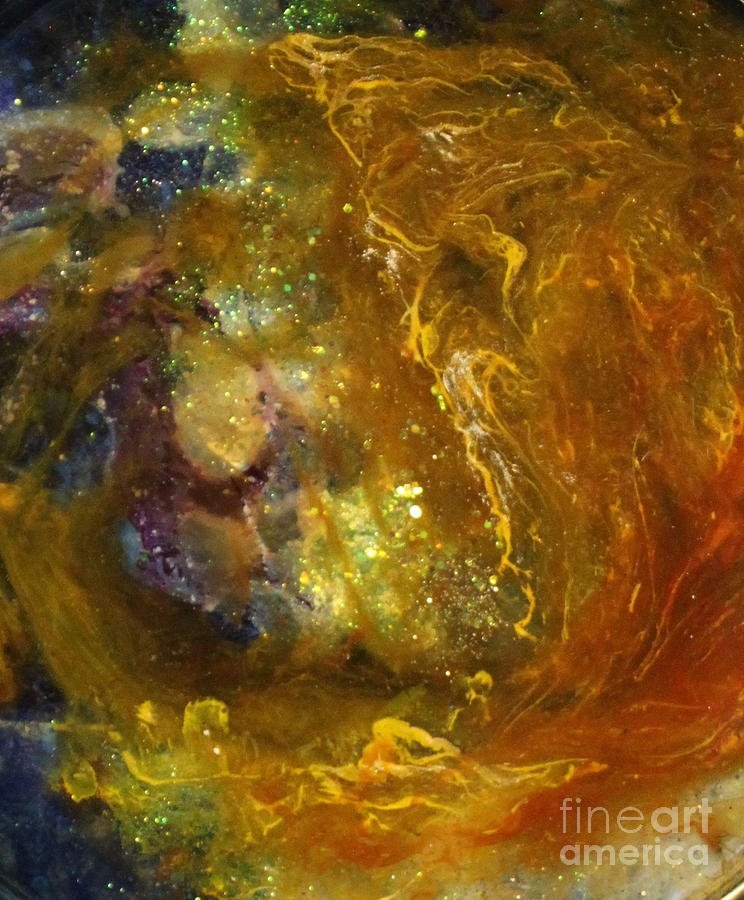 Space Painting - Leo121 by Kathleen Fowler