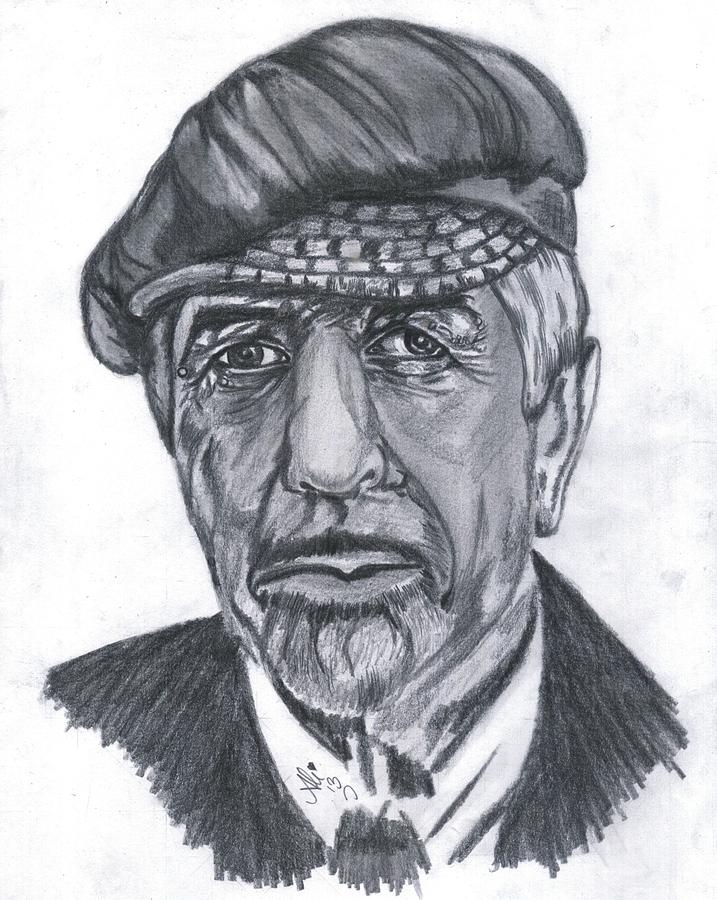 Leonard Cohen Drawing - Leonard Cohen by Bobby Dar