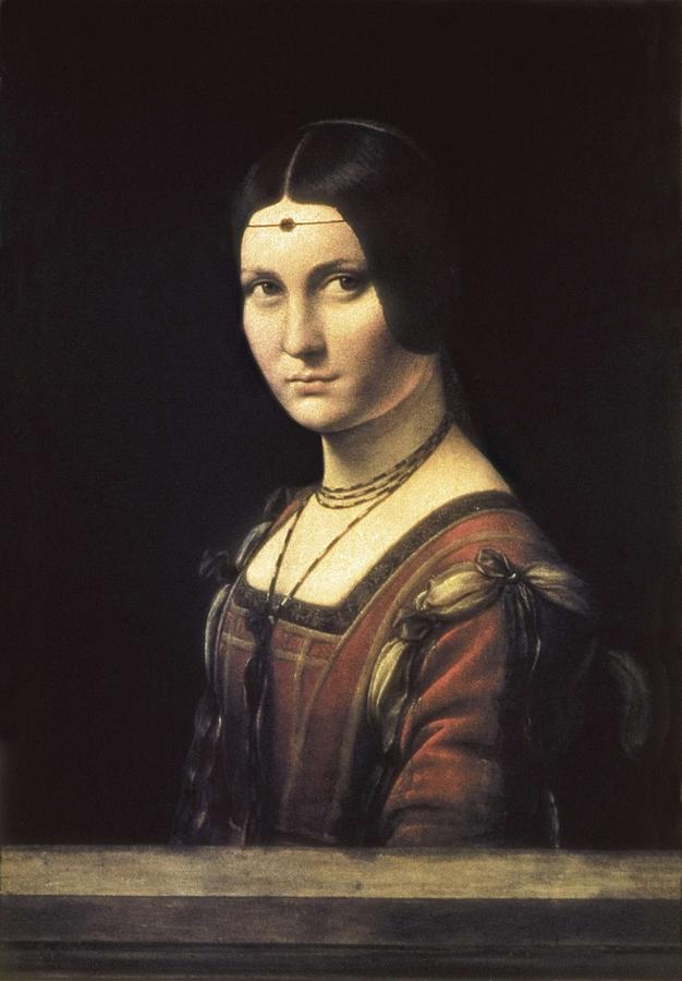 Leonardo Da Vinci 1452-1519. La Belle Photograph by Everett - Fine Art ...