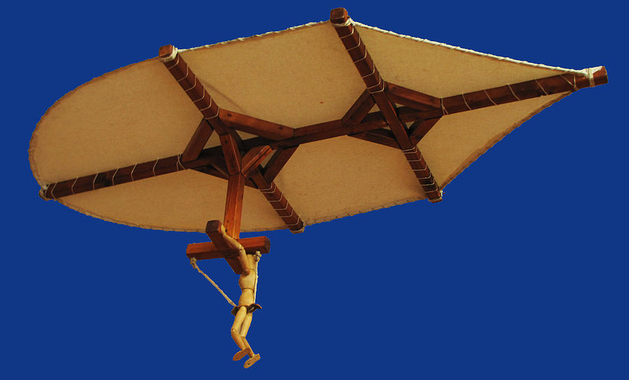 Leonardos Hang Glider Photograph by C H Apperson