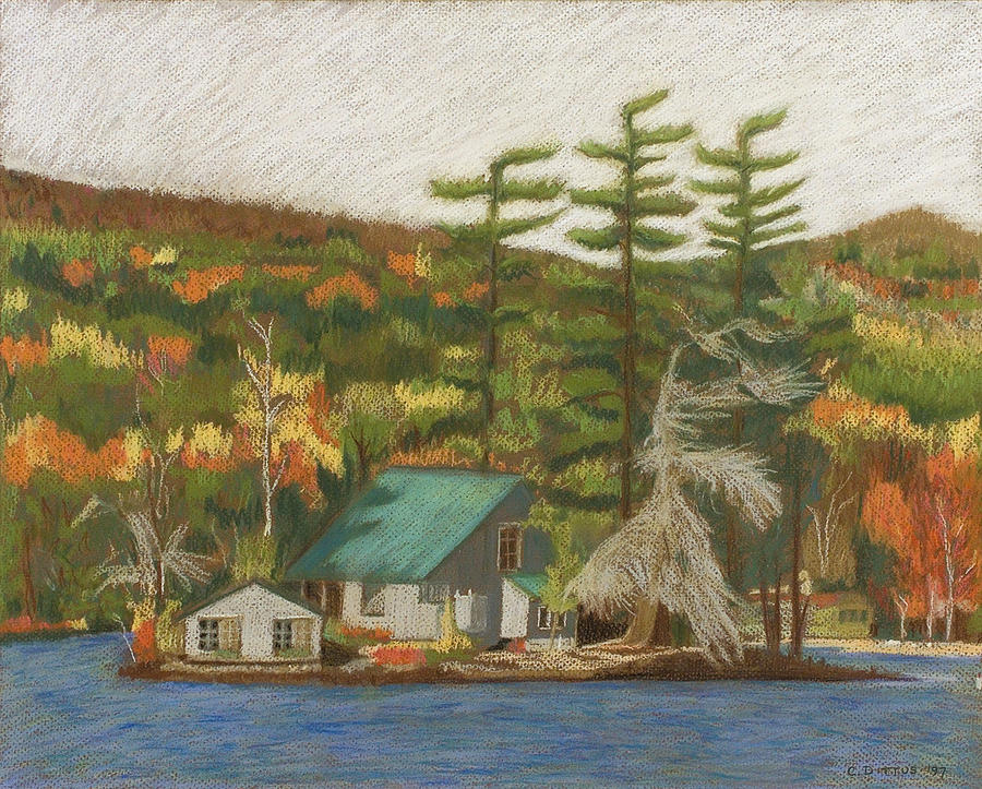 Leontine Island Painting by Chrissey Dittus