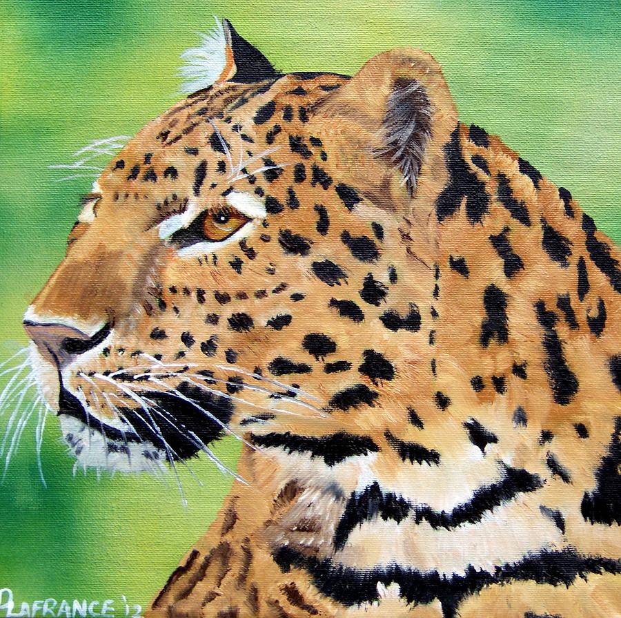 Leopard Painting by Debbie LaFrance - Fine Art America