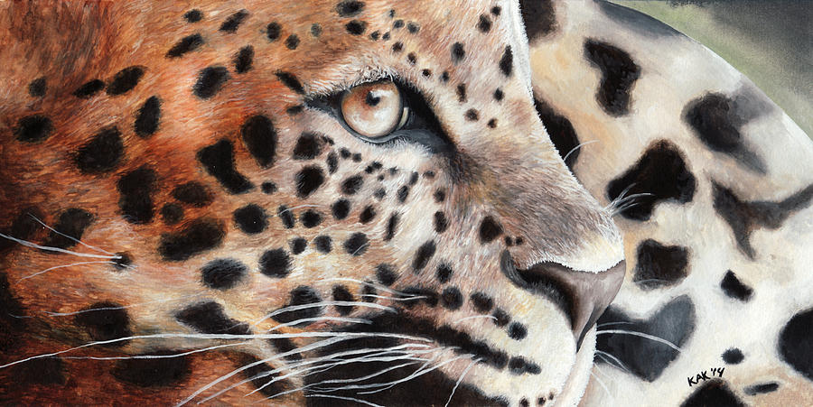 Leopard Painting by Katherine Klimitas - Fine Art America