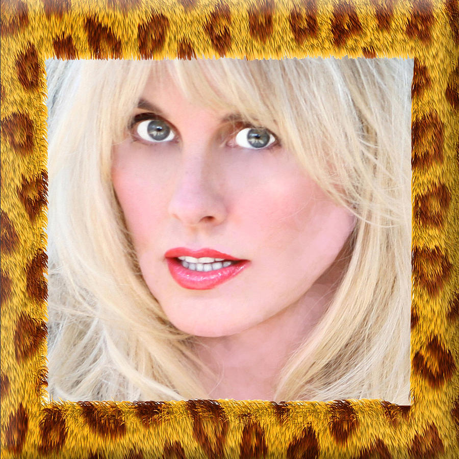 Leopard Lady Mixed Media By Jennifer Cadence Spalding Fine Art America